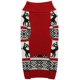 thumbnail image 3 of Ropa para perros, renos, vacaciones, mascotas, suéter para perros, cachorros, gatitos, gatos, rojo clásico, otoño invierno, cálido, Navidad, copo de nieve, cervatillo, ropa para el pelo de perro (1 pa, 3 of 4