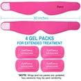 thumbnail image 3 of LotFancy Face Ice Pack Wrap with 4 Hot Cold Therapy Gel Packs for Wisdom Teeth, TMJ, TMD, Chin, 3 of 8