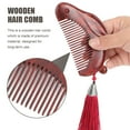 thumbnail image 2 of Weiweiguan Creative Rabbit Shaped Comb Carved Craft Wood Comb Unique Wooden Hair Comb, 2 of 6