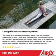 AIREX Fitline 140 Premium Exercise Mat Fitness for Yoga, Physical Therapy, Rehabilitation, Balance & Stability Exercises, Pilates, Aerobics