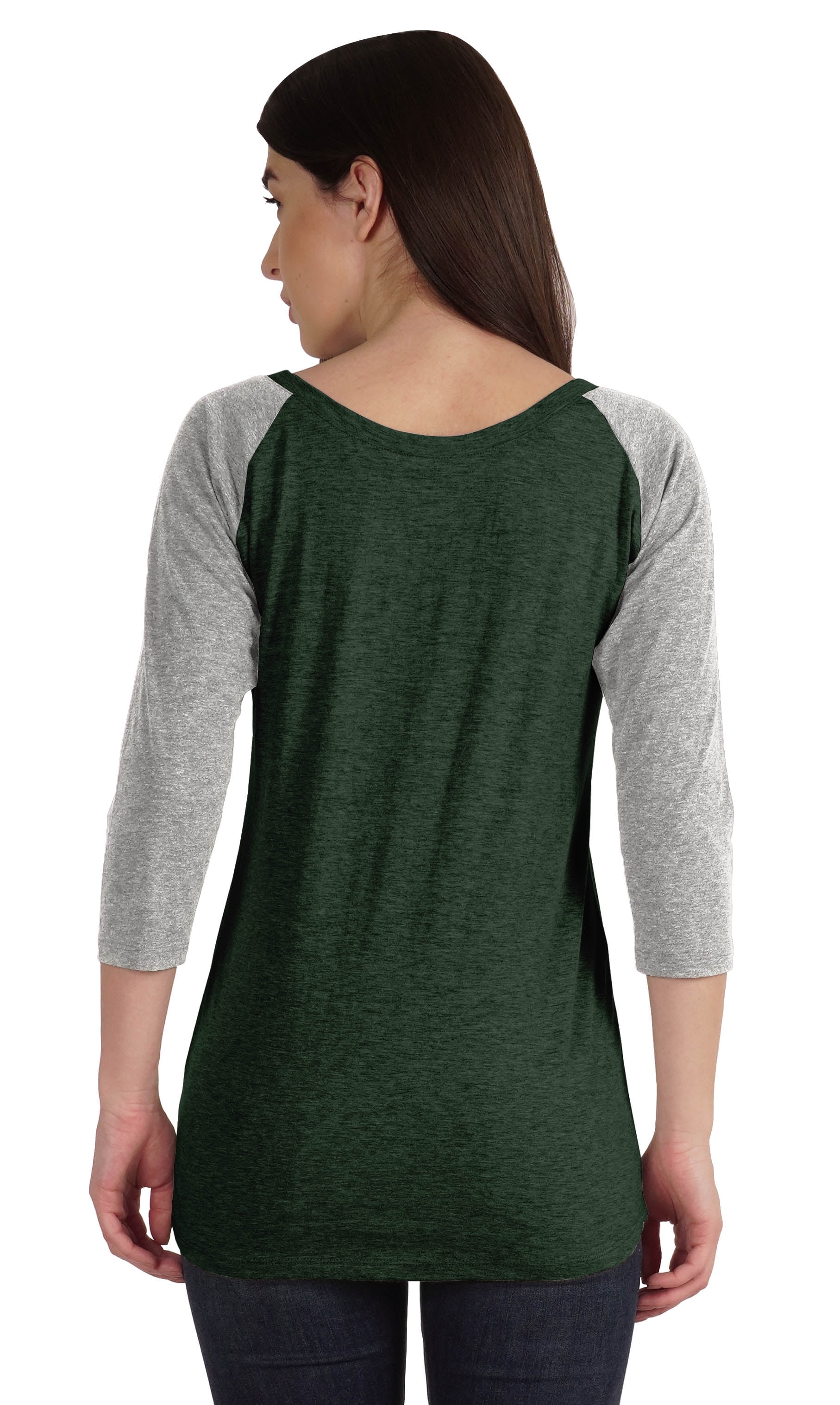 Inkmeso Womens Color Block Raglan Quarter Sleeve TShirt Baseball Tee Casual Sports Jersey Top