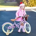 thumbnail image 4 of ACEGER 16 Inch Girls Bike with Basket, Pink, Training Wheels, Ages 4-8, 4 of 5