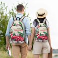 thumbnail image 4 of Vsdgher Merry Christmas 1 Print Canvas Backpack Travel Rucksack Unisex Knapsack 15.7/17.7Inch Laptop Backpack for Work,College-Medium, 4 of 5