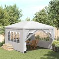 thumbnail image 2 of Carpa para Fiesta Casafoyer 3 m x 4 m Blanca Resistente a Rayos UV y al Agua, 2 of 5