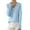 DA01_Sky Blue, variant on Resicozy Womens Sweaters Cardigan Dressy Button Down Cardigans Sweater Lightweight Long Sleeve Crewneck Knit Solid Color Tops Coffee L