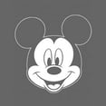 thumbnail image 2 of Girl's Mickey & Friends Mickey Mouse Repeating Name  Graphic Tee Black Large, 2 of 4