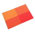 thumbnail image 4 of Manteles Individuales Macarena 4 Piezas Flexible No Deformable Naranja, 4 of 8