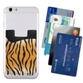 thumbnail image 2 of YFYANG Universal Adhesive Cell Phone Card Holder, Tiger Stripes Leather Cell Phone Wallet Sticker, 2 of 6