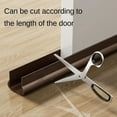 thumbnail image 6 of PVC Adjustable Door Bottom Seal Strip Weather Strip Under Door Draft Stopper Thicker Anti-Cold Gap Blocker Sealing Weather Strip, 6 of 10