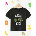 thumbnail image 2 of Boys' "THERE'S NO BUDDY LIKE MY PAPA" Tractor Print Short-sleeved T-shirt, Pure Cotton, Soft, Comfortable And Breathable, Children'S Spring And Summer Outdoor Sports Casual Tops, 2 of 6