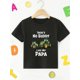 thumbnail image 2 of Boys' "THERE'S NO BUDDY LIKE MY PAPA" Tractor Print Short-sleeved T-shirt, Pure Cotton, Soft, Comfortable And Breathable, Children'S Spring And Summer Outdoor Sports Casual Tops, 2 of 6