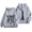 Grey, variant on Women's Zip Up Hoodie Oversized Skeleton Graphic Jacket for Streetwear and Casual Comfort Versatile Spring Fashion White S