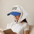 thumbnail image 6 of Byfri Integrated Scarf Baseball Cap Sun Protection Visor Hat for Women Summer Beach Wear One Size, 6 of 7