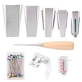 thumbnail image 5 of 1 Set of Tape Bias Maker DIY Fabric Quilting Binding Tape Makers Sewing Tools Kit (5PCS Bias Tape Maker), 5 of 8