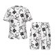 thumbnail image 1 of Balery Cute Cow and Milk Stains Conjunto de Pijama Infantil de Manga Corta con Estampado – Ropa de Dormir de Algodón Suave-Large, 1 of 6