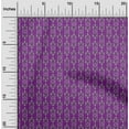 thumbnail image 1 of oneOone Polyester Lycra Fabric Dot & Floral Block Print Sewing Fabric BTY 56 Inch Wide, 1 of 4