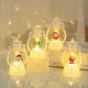thumbnail image 2 of Decoración navideña lámpara de viento portátil led pequeña lámpara de aceite luz lámpara de caballo diseño de escena colgante faroles LED decoración de linternas, 2 of 4
