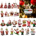 thumbnail image 4 of DFC 1PCS Christmas Tree Santa Christmas Entertainment Characters Christmas Family Gnome Decoration Pendant Cartoon Christmas Tree Pendant Christmas Decor, 4 of 4