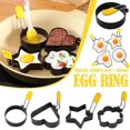 thumbnail image 2 of 1Pc Metal Egg Frying Rings Circle Round Flower Star Accessories Mould Handle Tools Heart Poach Stick And D4I0 Egg Fr Non, 2 of 5