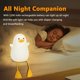 thumbnail image 4 of Linda luz nocturna para niños, niños pequeños, pato silicona guardería para bebés, luz nocturna, regalos de cumpleaños de kawaii para decoraciones de habitaciones, adolescentes chicas niños - baterías blandas portátiles operadas esquí esquí Gafas de esquí, 4 of 5