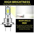 thumbnail image 5 of 2X 80W H7 headlight LED 2000LM headlight bulbs car bulbs 3000K 6000K 8000K Golden light, 5 of 7