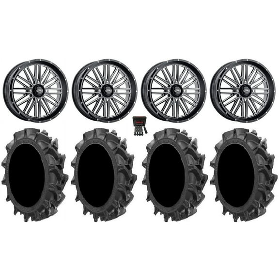ITP Momentum 22" Wheels Milled 35" MotoHavok Tires Sportsman RZR Ranger
