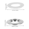 thumbnail image 2 of WASHWEPE 2Jgo Auxiliar Para Convertidor De Botón Doble Descarga En De Inodoro Material Resistente, 2 of 8