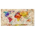 thumbnail image 2 of Design Art - Vintage World Map Watercolor, 2 of 3