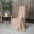 thumbnail image 6 of Comfy Cubs 100% Cotton Waffle Weave Blanket - Soft Lightweight Blankets (Blush, 90" X 66"), 6 of 8