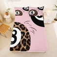 thumbnail image 5 of Erosebridal Billiards Game Sport Queen Sheet Sets,Jungle Leopard Pattern Bed Set For Cheetah Girl 4-Piece, 5 of 6