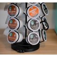 thumbnail image 4 of Made Easy Kit Carousel Coffee Pod Holder, Compatible with Keurig K-Pods K-Cups, Countertop Rack Storage Organizer, Metal Home and Kitchen Decor, Capsule Café Station Bar (Large, Black Cat), 4 of 4