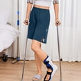 thumbnail image 6 of Unisex Tear Away Cotton Athletic Shorts with Snap Closure and Pockets for Post Surgery Recovery and Physical Therapy, 6 of 8
