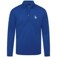 thumbnail image 2 of Men's Levelwear Royal Los Angeles Dodgers Heron Insignia 2.0 Quarter-Zip Jacket, 2 of 3