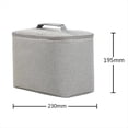 thumbnail image 1 of For HY300 Projector Bag Portable Protective Storage Case Travel Carry Projector Bag Portable Large Capacity Storage Bags,1x storage bag,Gray, 1 of 8
