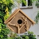 thumbnail image 4 of Casa de pájaros de para patio, manualidades de bricoje, jau colgante creativa para pájaros, colibríes, casa , casa de incubación de 24x14x20cm Baoblaze casas de aves, 4 of 8