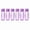 purple, variant on Stcellnmex 17 oz Rectangle Purple Reusable Plastic Water Bottles For Adult Gym Outdoor Fitness Sports Drinking Cups 6 Pcs