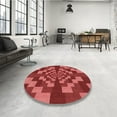thumbnail image 4 of Ahgly Company Machine Washable Indoor Rectangle Transitional Red Area Rugs, 5' x 8', 4 of 7
