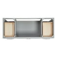 thumbnail image 4 of Ariel Stafford 54 Inch Single Sink Base Cabinet In Grey, 4 of 8