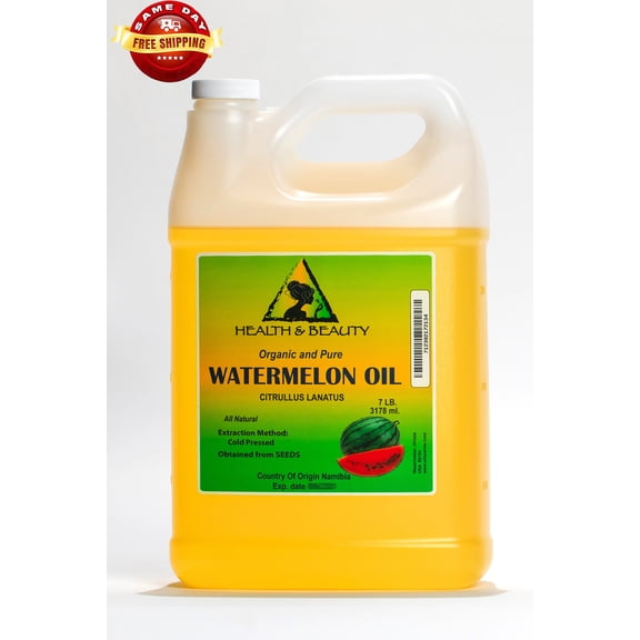 Watermelon seed oil organic cold pressed 100% pure all natural 7 lb