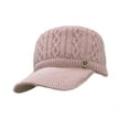 thumbnail image 5 of Eoperou Autumn Winter Knitting Baseball Hat Women Empty Top Extended Brim Knitting Hat Outdoor Sports Golf Ponytail Hat, 5 of 8