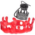 thumbnail image 2 of 1 juego de vestuario de lagarto coronas coronas sombrero de halloween collar de reptiles pequeños suministros de mascotas, 2 of 5