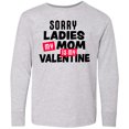 thumbnail image 3 of Inktastic Sorry Ladies My Mom is My Valentine Long Sleeve Youth T-Shirt, 3 of 5