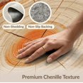 thumbnail image 6 of ODIKA 8'x10' Washable Area Rug Tree Stump Wood Grain Rustic Distressed With Vintage Annual Rings for Living Room, Under Sectional, Family , Durable, Non-Slip, 6 of 7