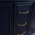 thumbnail image 5 of 61 in. Double Wooden Vanity Blue White Quartz Rectangle Sink, 5 of 14