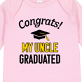thumbnail image 4 of Inktastic Congrats My Uncle Graduated with Cap Boys or Girls Long Sleeve Baby Bodysuit, 4 of 5