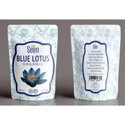 SEEN TEA Egyptian Blue Lotus Natural Herb Flowers 1oz (28g) 100% Dried Whole Flower Leaf Tea