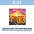 thumbnail image 2 of 14 Inch Wall Clock Battery Operated Square Clock Decorative for Office, Kitchen, Outdoor, Living Room，Oil Painting Sunflower Cute Art, 2 of 4