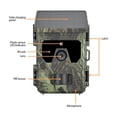 thumbnail image 3 of Solar Trail Camera, Compact Night Vision Trail Camera 4K 50 MP Wide Angle Record  for Hunting, 3 of 7