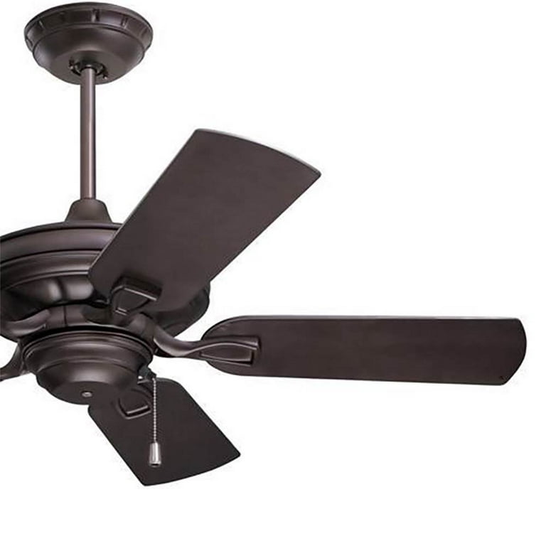 Emerson 52 Inch Indoor Outdoor 5 Blade Veranda Wet Rated Ceiling Fan, Bronze Emerson 52 Inch Indoor Outdoor 5 Blade Veranda Wet Rated Ceiling Fan, Bronze