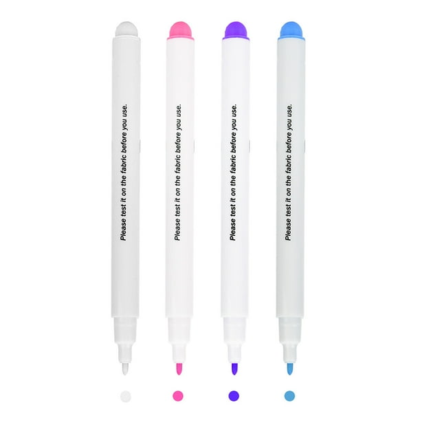 Disappearing Ink Marking Pen, Air Water Erasable Pen Fabric Marker Temporary Marking Auto-Vanishing Pen For Cloth Sewing